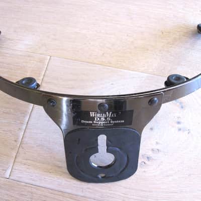 12" 6-Lug World Max Tom Suspension Mount - Smoked Chrome image 1