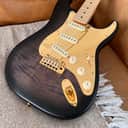 Rare! 2013 Fender Custom Shop Deluxe Stratocaster - AAA Flame Maple Top & Neck - Satin Transparent Ebony