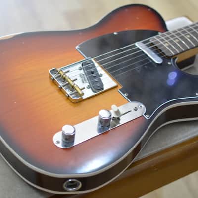 Fender Artist Jason Isbell Custom Telecaster 3-Colour Chocolate Burst Electric Guitar Incls Deluxe G image 8