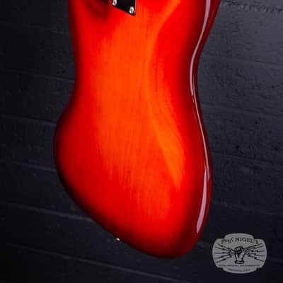 Tokai AJB118 Jazz Bass MIJ Trans Red Burst Ash Lightweight 8lb Made in Japan image 12