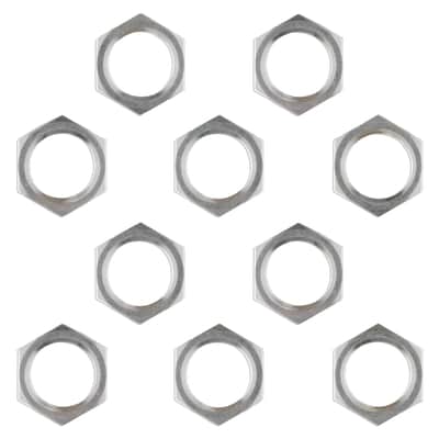 Metric M7 Potentiometer Knob Replacement Nut Set For Pedal Guitar Amp Pots - 10 Pack - Made In Japan image 1
