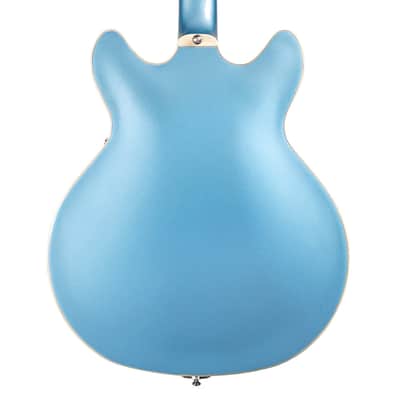 Guild Starfire I Double-Cut Semi-Hollow Guitar w/GVT - Pelham Blue Metallic image 5