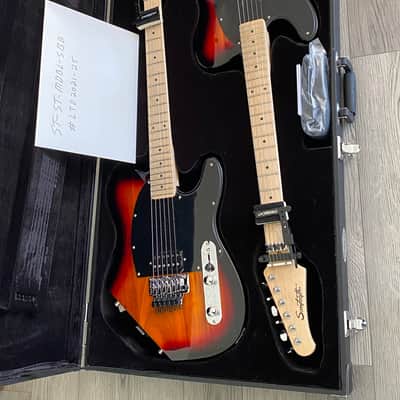Sawtooth Michael Angelo Batio Double-Guitar with Floyd Rose 2021 Sunburst image 2