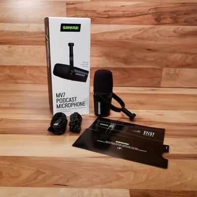 Shure Motiv MV7-K Podcasting, Streaming, Home Recording and Gaming Microphone Black Free Shipping! image 1