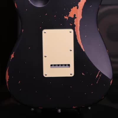 Dhatarattha HSS Strat-Style – Black Nitro Relic image 9