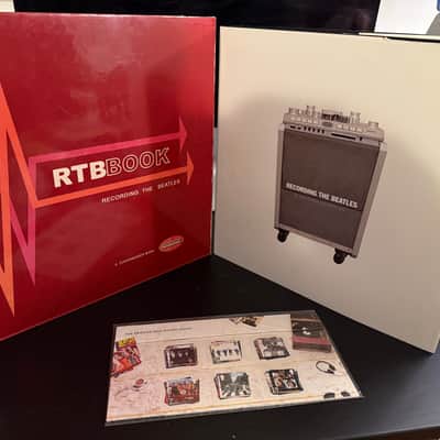 RTB Recording the Beatles Book with Case and Stamps image 3