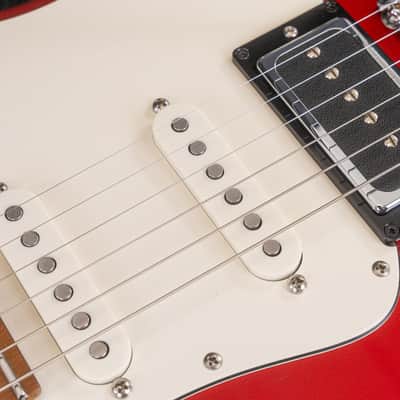 Suhr PT Traditional 90 Pete Thorn Signature Electric Guitar, Roasted Maple Fingerboard, Candy Apple Red image 7