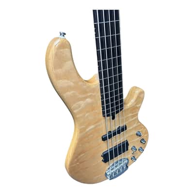 Lakland Skyline 55-02 Deluxe FRETLESS Natural / Lined Ebony *RARE!* IN STOCK image 4