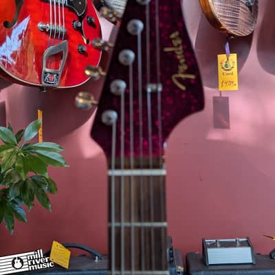 Fender J Mascis Jazzmaster 2009– Purple Sparkle – CIJ – Gig Bag – Used Excellent image 3