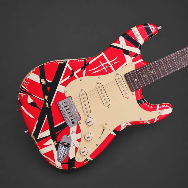 Dhatarattha SSS Strat-Style – Red Stripe Nitro Relic