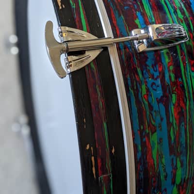 Ludwig Big Beat/Hollywood 1969 Psychedelic Red image 11