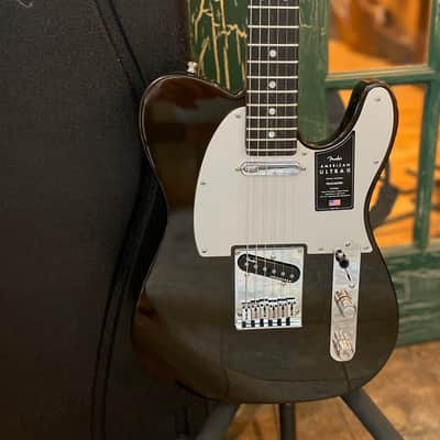 Fender American Ultra II Telecaster SS Electric Guitar in Texas Tea Burst w Case image 5