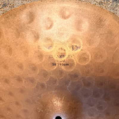Rare Zildjian EARLY REMIX BREAKBEAT Ride 18” 1558 g K - Like BIG Hammering RADIOHEAD! Dry image 3