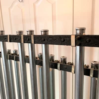 Jenco 1.5 Octave Chrome 1" Tubular Orchestral Chimes w/Foot Damper image 15