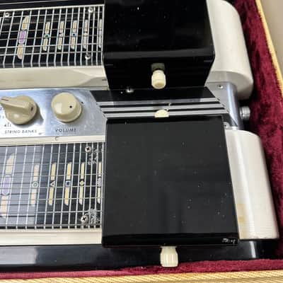 1956 National Triple-Neck Hawaiian Black & White Lap Steel Guitar, Serial #X 69224.. ... image 2