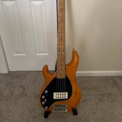 Ernie Ball Music Man Stingray 5 Left Handed 2002 - Transparent Natural Gloss image 1