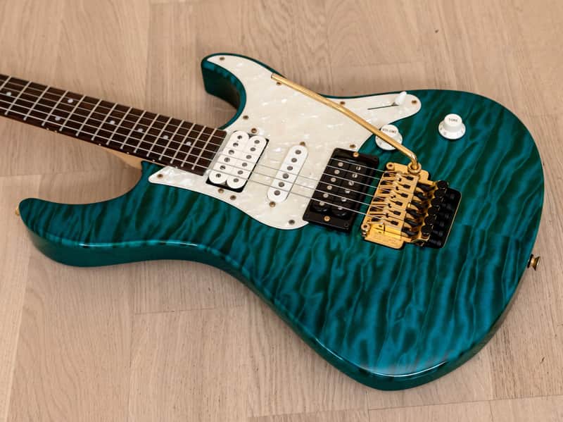 1998 Yamaha Pacifica 721JH Quilt Top HSH Superstrat Electric