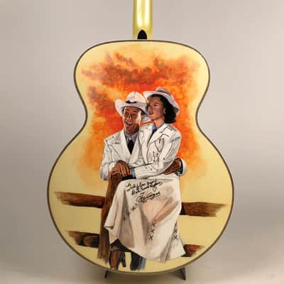Rich & Taylor Roy Rogers "King of the Cowboys" Tribute Prototype Guitar Signed by Roy & Dale image 10