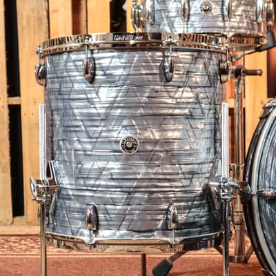 Gretsch Brooklyn Sky Blue Pearl Nitron Drum Set - 14x24, 9x13, 16x16, 6.5x14 image 5