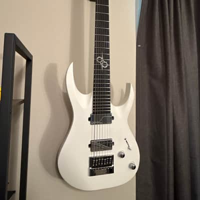 Listing image 1 for Solar A1.7 Vinter - Pearl White Matte 7 String Evertune Electric Guitar
