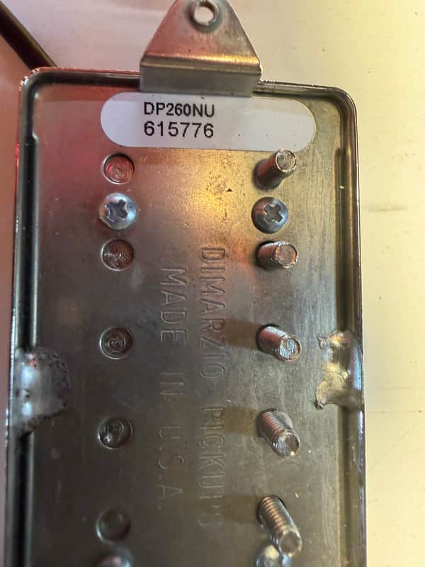 DiMarzio PAF 36th Anniversary Bridge & Neck - Nickel cover image 1