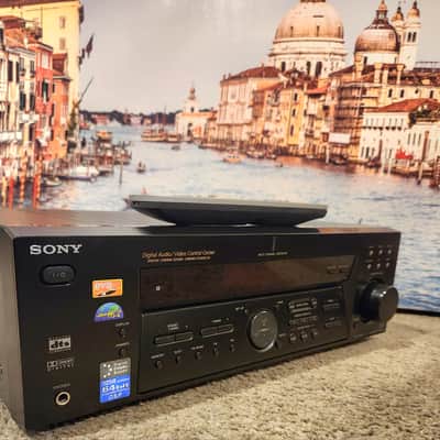 Sony STR-DE485 5.1-channel Reciver 90s - Black metal image 4