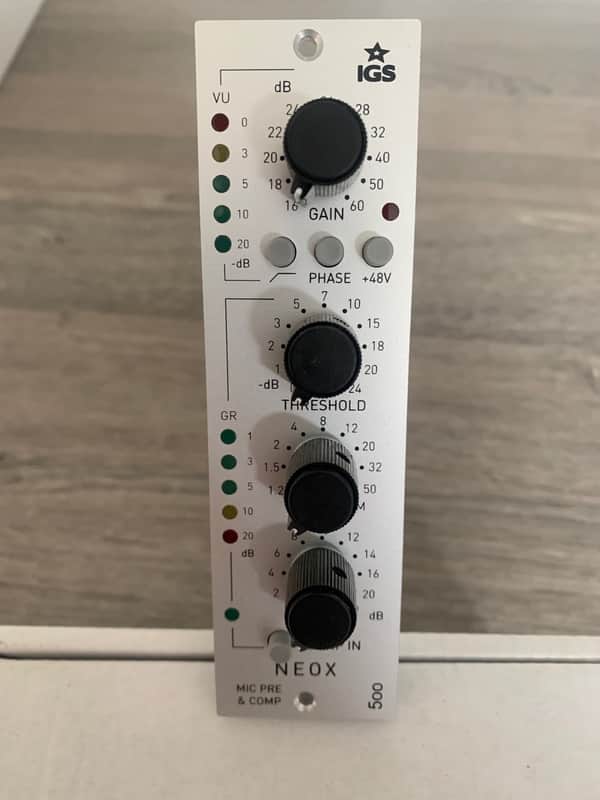 IGS Audio NEOX 500 Series Mic Pre Compressor 2024 - Silver image 1
