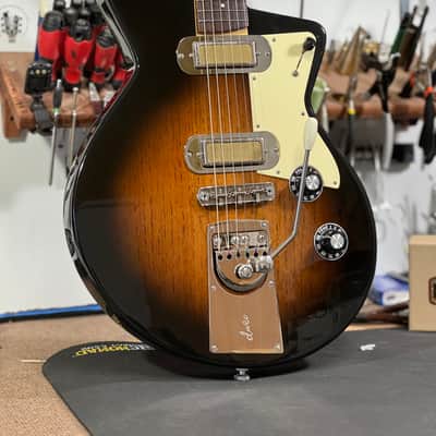 Daro guitars MODEL P Goldfoils 2024 - Black burst nitro gloss image 13