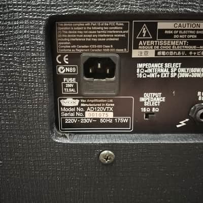 NOS Vox Valvetronix AD120VTX 2x60-Watt 2x12" image 17