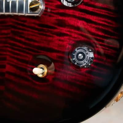 PRS McCarty Flame Maple 10-Top Electric Guitar - Fire Red Wrap Smokeburst with Hardshell Case image 13