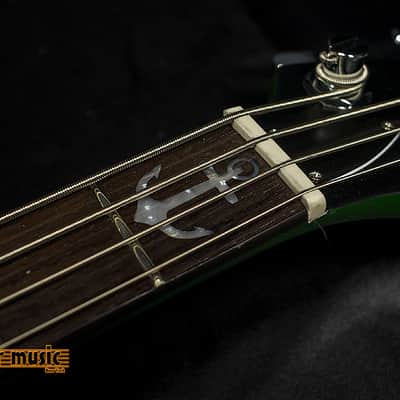 Reverend Mike Watt "Wattplower" Signature Bass 2017 Metallic Matte Emerald Green image 8