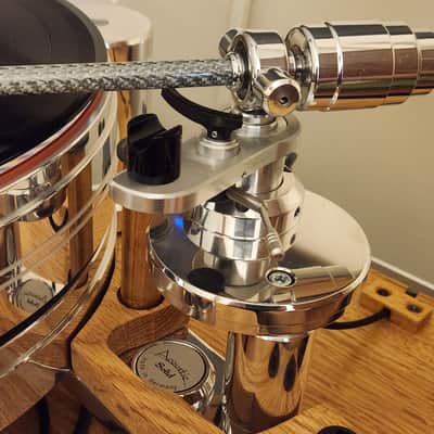 MINT Acoustic Solid "EDITION" Turntable + WTB 213 Arm + Quintet Black S + Custom Plinth/Dust Cover image 12