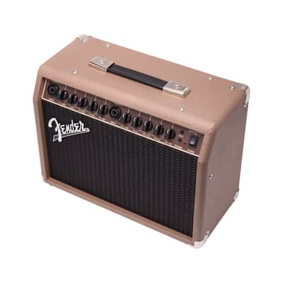 Fender Acoustasonic 40 Guitar Amplifier Bundle with Fender Classic Celluloid Guitar Picks (12-Pack) and 10ft Pro Series Instrument Cable STR/ANG image 6