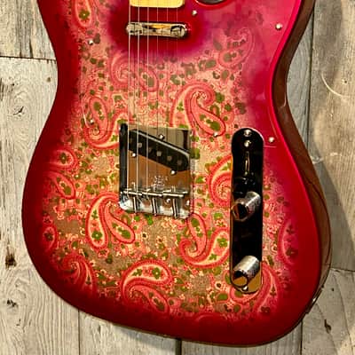 NEW Fender Custom Shop Vintage Custom '68 Paisley Telecaster  - Pink Paisley, Comes with A Pro Set Up and Ships Fast! image 5
