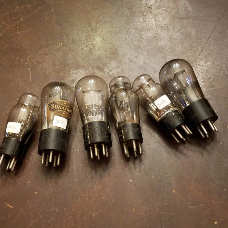 RCA etc. ONE (1) UY227 Triode Antique tNOS AT1000 TESTED Vacuum Tube Engraved Mesh Plate 27 127 C-227 Audio 1927-1940 image 1