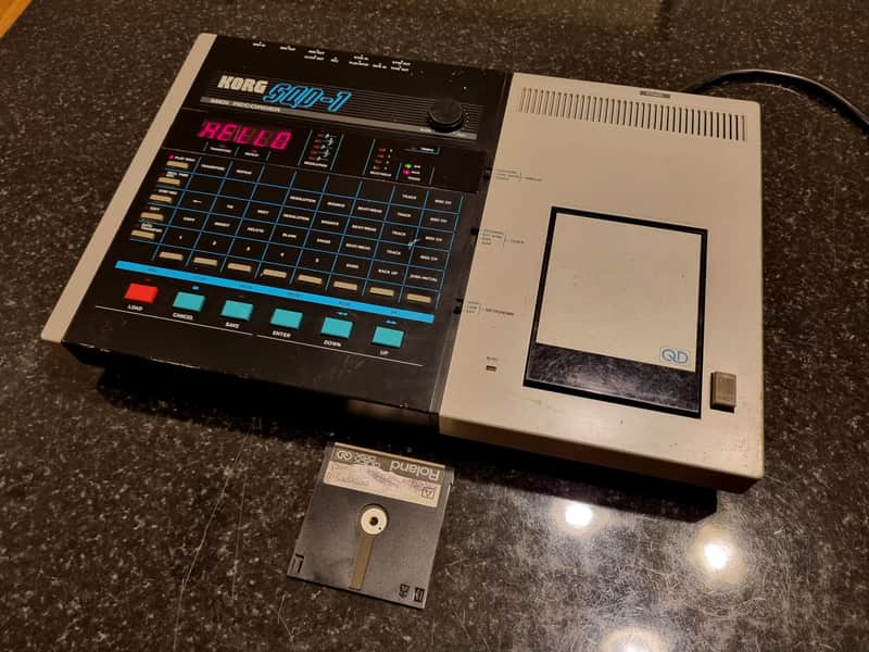 Korg SQD-1 Digital Multichannel Midi Sequencer + Roland Quick Disk image 1