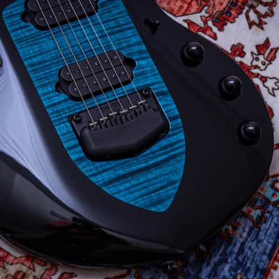 ERNIE BALL USA Music Man JP Signature Majesty 6 "Okelani Blue + Ebony" (2023) image 8