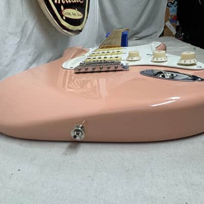 Fender ST-54 st54 1954 Reissue Stratocaster Guitar - MIJ Made In Japan 1996 - 1997 - Shell Pink / Maple neck image 18