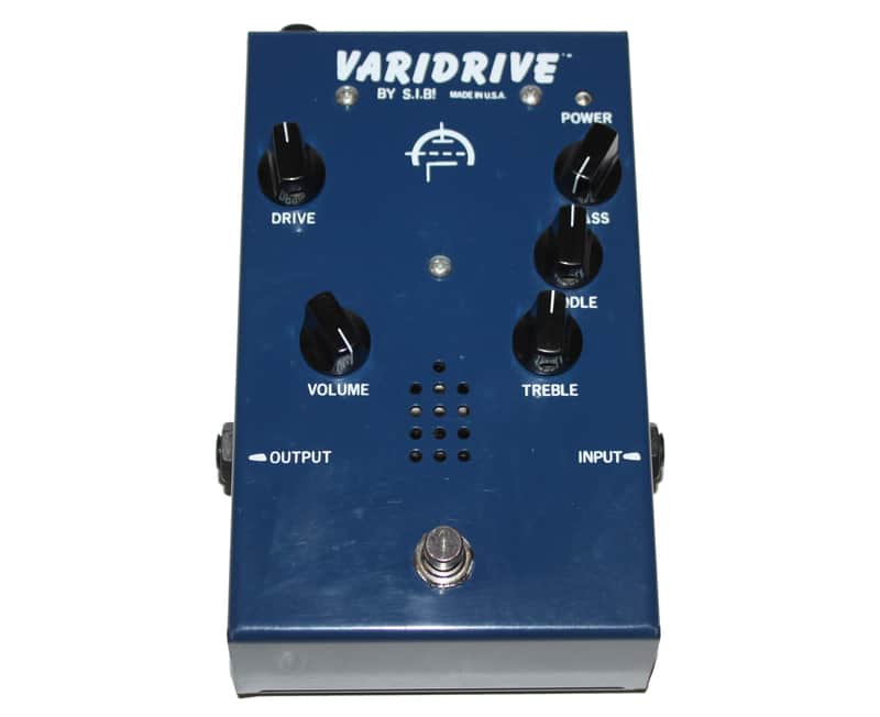 S.I.B. Varidrive 12ax7 Tube Overdrive Pedal in Blue | Reverb