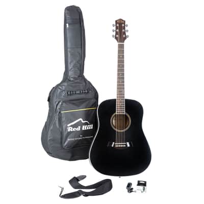 Red Hill WGS-1 BK Starter Kit - Acoustic Guitar image 1