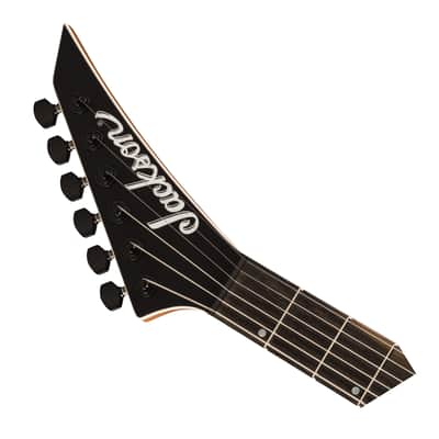 Jackson American Series Virtuoso HT - Satin Black w/Streaked Ebony FB image 4