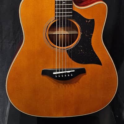 Yamaha A5M ARE Dreadnought Cutaway - Vintage Natural 2023 image 2