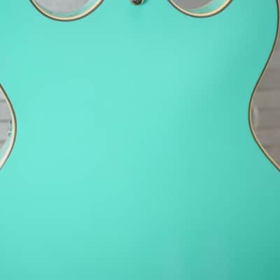 D'Angelico Premier DC Semi-Hollow Double Cutaway - Surf Green image 9