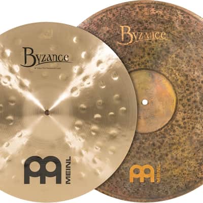 Meinl Cymbals Byzance Mixed Crash Pack - 18 inch and 20 inch Hammered Traditional and Thin Extra Dry image 1