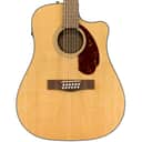 Fender CD-140SCE 12-String Walnut Fingerboard Natural Acoustic Guitar With Case