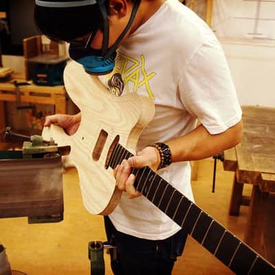 2016 ESP GCA Custom Order "The R" Rock 'n' roll - Winner of Grand Prize Guitar Design - Black image 17