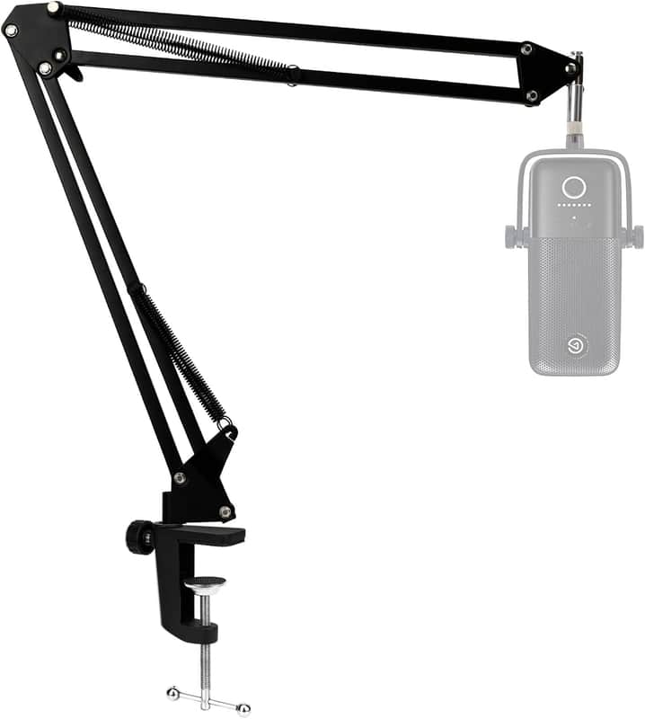 Boom Arm Microphone Stand, Professional Mic Boom Arm Mic Stand image 1