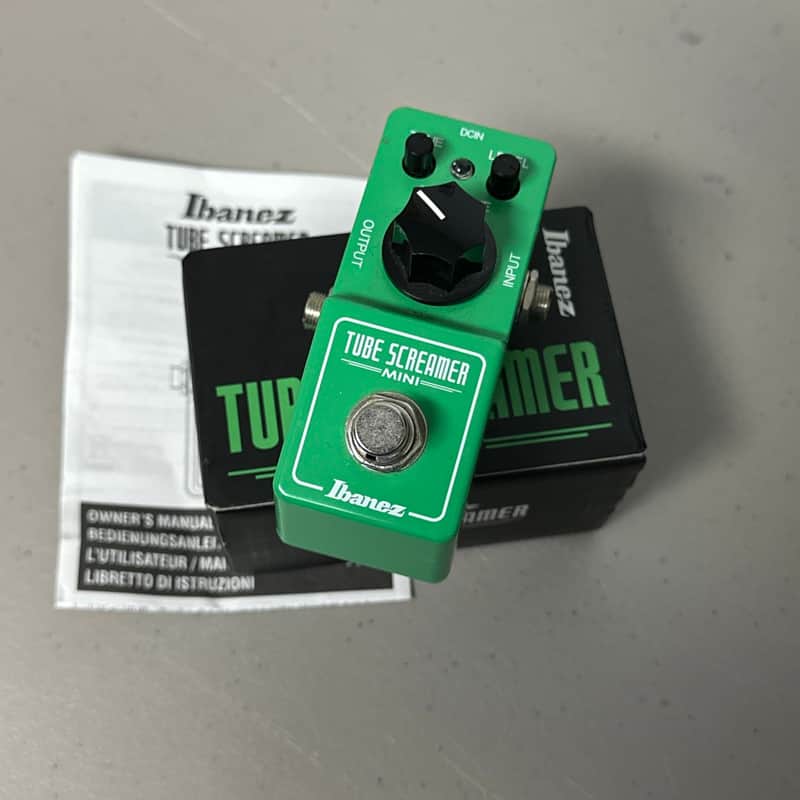 Ibanez TSMini Overdrive Guitar Effect Pedal with Box & Manual image 1