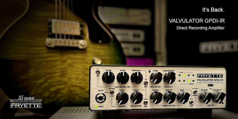 Fryette Amplification VALVULATOR® GPDI/IR Direct Recording Amplifier 2025 - Present - Silver image 1