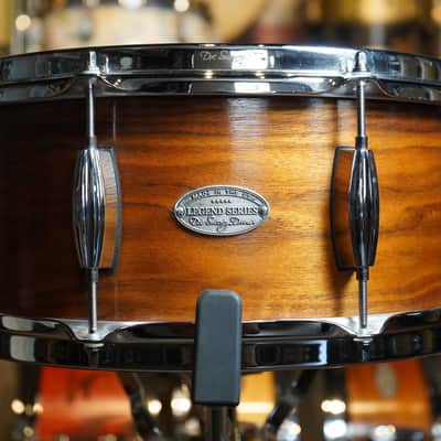 Doc Sweeney Drums Legend Series Snare Drum #18 Walnut - 14x6.5 - 2020s Satin Natural image 2